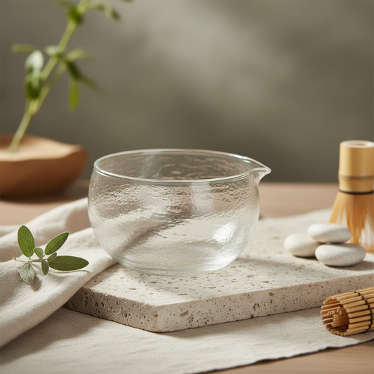 Matcha-skål i glass