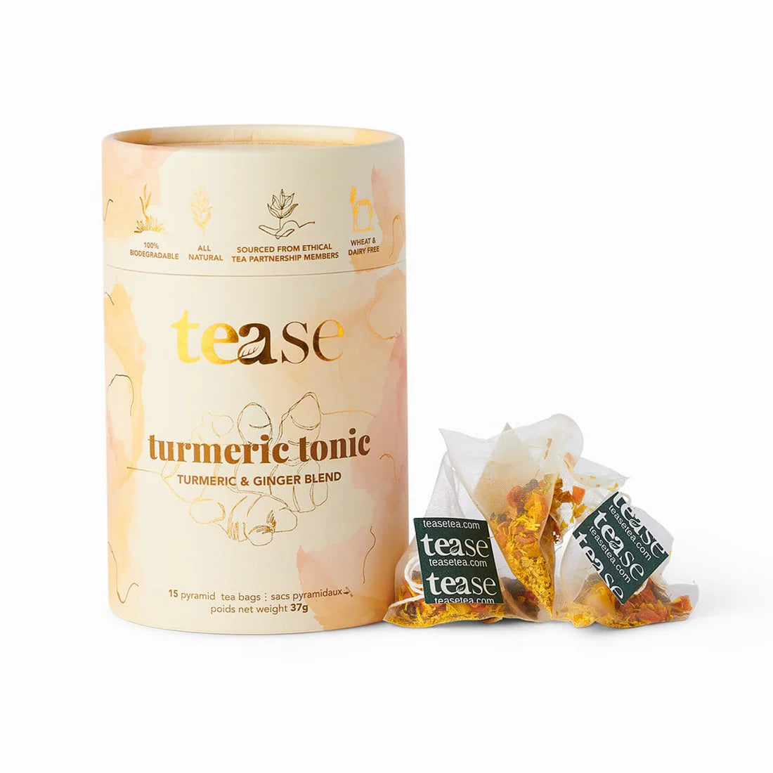 Turmeric Tonic Te - Gurkemeie og Ingefær